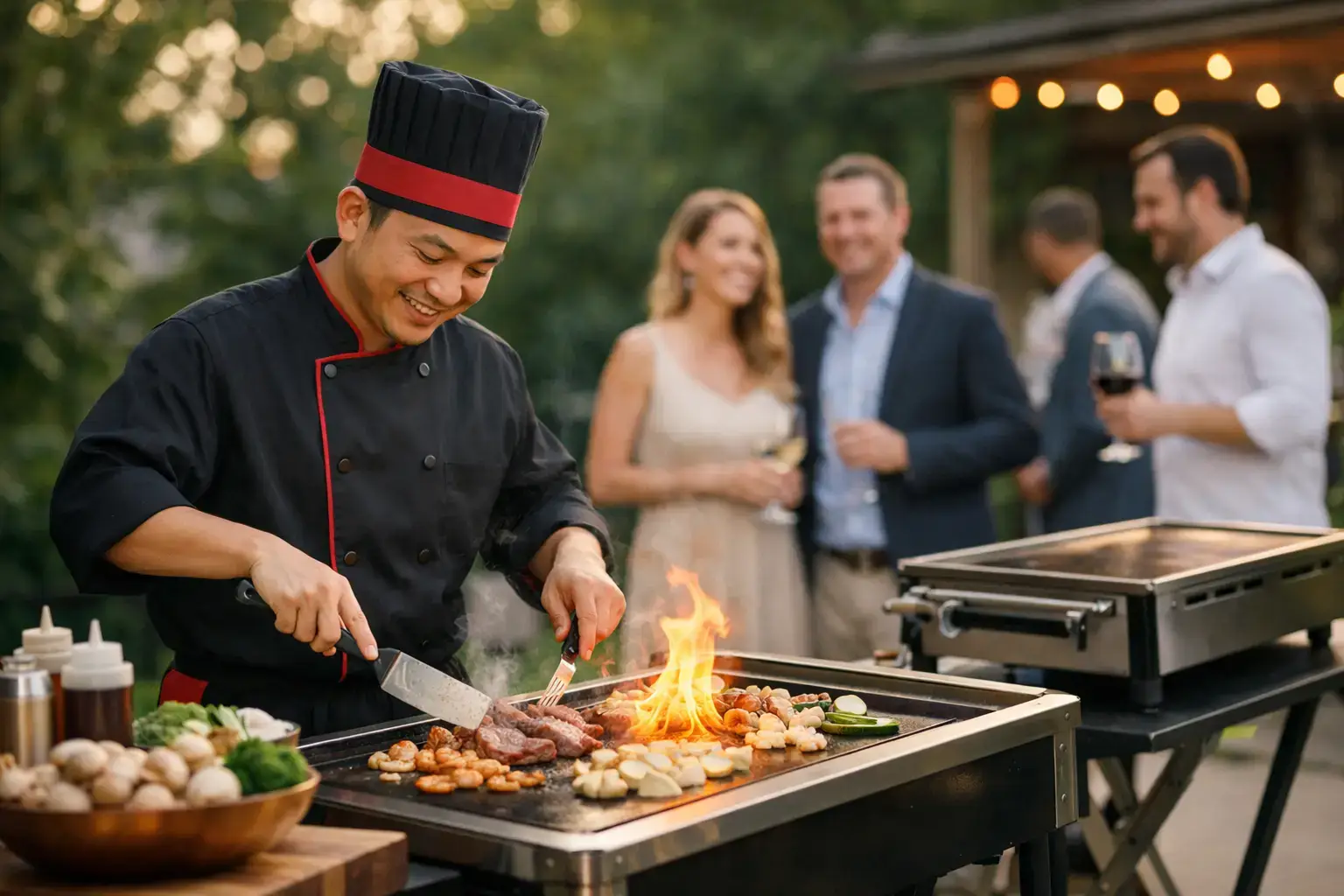 Do Hibachi Chefs Bring Grills to Your Event?