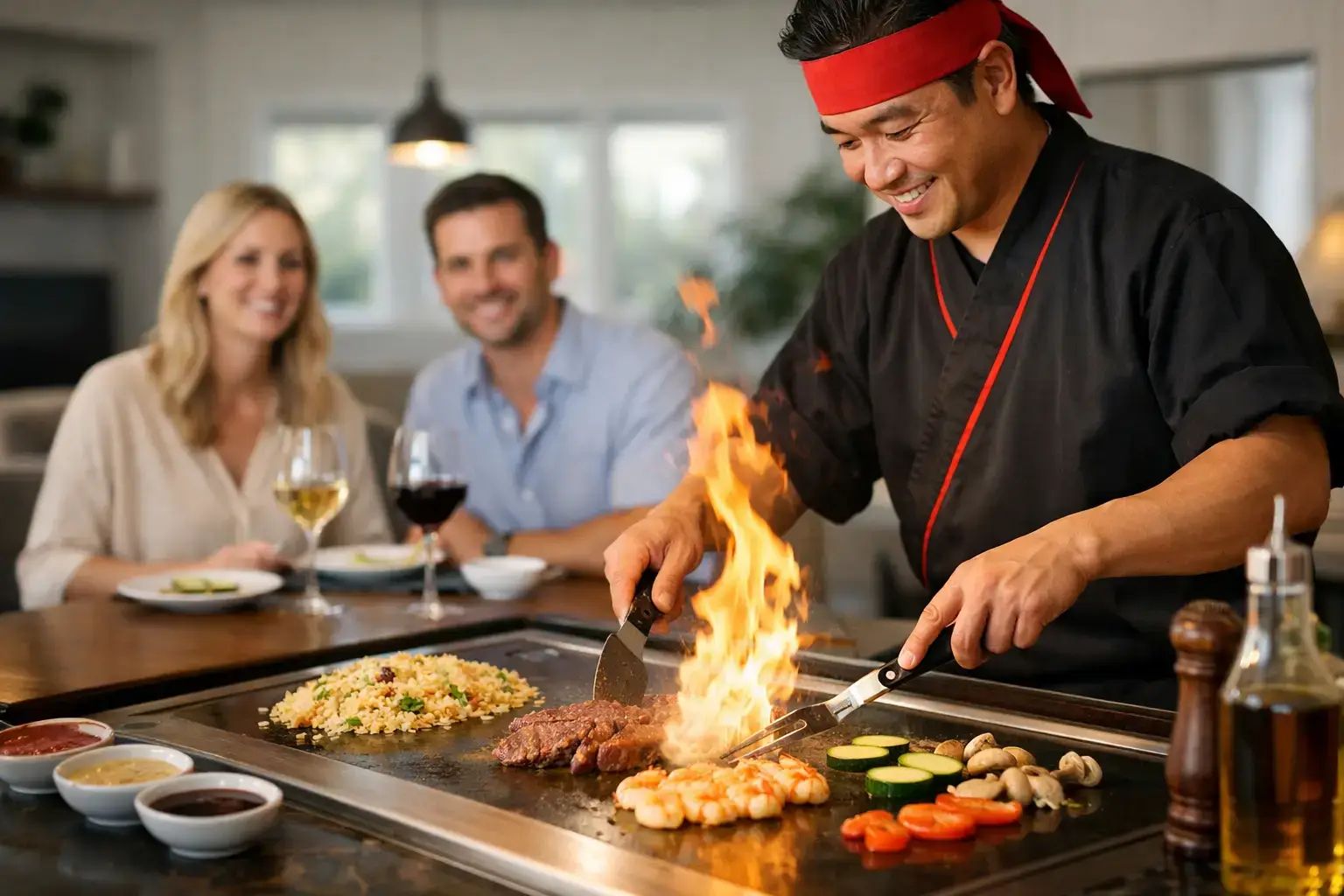 Find a Hibachi Chef at Home Near Me