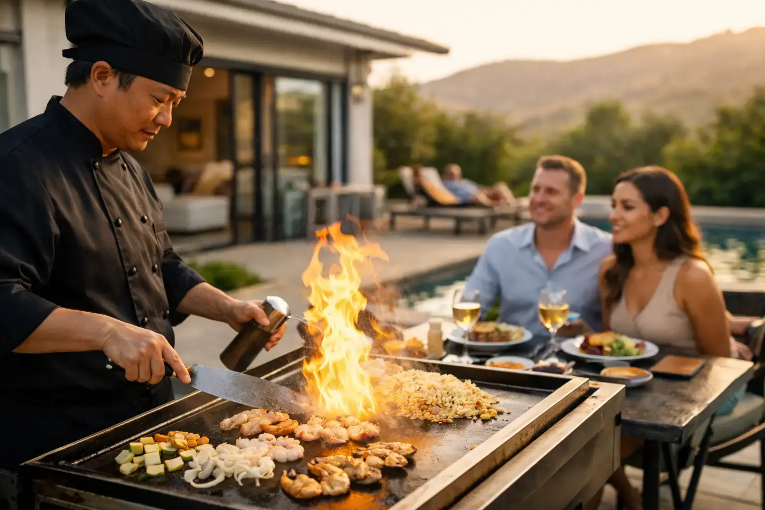 Hibachi Catering for Airbnb: What to Know